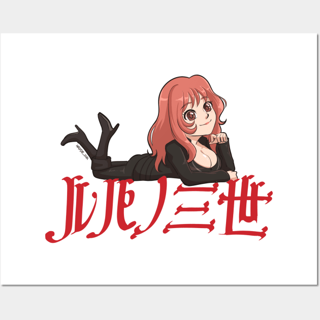 Fujiko Mine - Lupin III Wall Art by Hayde